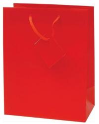 Creative Dísztasak CREATIVE Special Simple M 18x23x10 cm egyszínű piros zsinórfüles (71456) - forpami