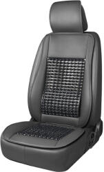 AMIO Husa scaun auto cu bile de masaj, suport lombar si tetiera, dimensiuni 147 x 68 cm, culoare Neagra (AVX-AM03649) - G-MEDIA