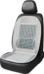 AMIO Husa scaun auto cu bile de masaj si suport lombar, dimensiuni 97 x 44 cm, culoare Gri (AVX-AM03641) - G-MEDIA