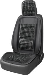 AMIO Husa scaun auto cu bile de masaj, suport lombar si tetiera, dimensiuni 125 x 52 cm, culoare Neagra (AVX-AM03646) - G-MEDIA