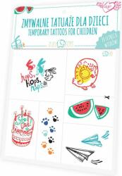 Zuzu Toys Zmywalne tatuaże dla dzieci - Letnie wzory - 145658 (145658)