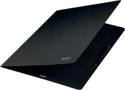 Leitz gumis mappa, A4, karton, fekete, Recycle