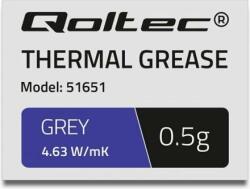 Qoltec Pasta termoconductoare , Qoltec , 4.63 W/m/K , 0.5g , gri (51651)