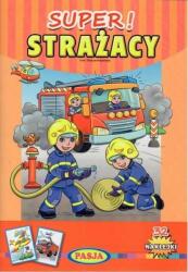 Pasja Carte de colorat cu autocolante Rece! pompierii (317884)