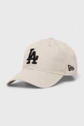 New Era pamut baseball sapka bézs, nyomott mintás, LOS ANGELES DODGERS - bézs Univerzális méret - answear - 9 990 Ft