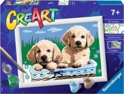 Ravensburger Carte de colorat CreArt pentru copii Puppies (GXP-790259)