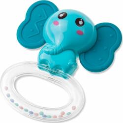 Akuku Jucarie interactiva BabyMix, Akuku, Plastic/Silicon, Fara BPA, Model elefant, Albastru (AKUKU-1400)
