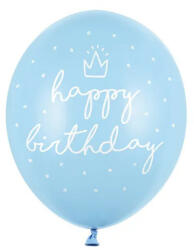 Partydeco Szülinapi lufi 11" 28cm 6db Happy Birthday (LUFI506808)