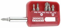 Modeco Expert Set Bit 25mm PH0-PH3 PZ1 si PZ2-titular + - MN-15-502 (MN-15-502)