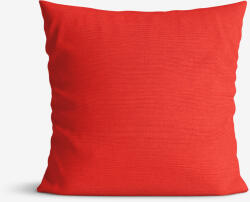 Goldea față de pernă decorativă loneta - roșie 40 x 40 cm