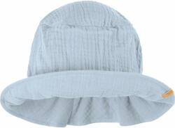 Pure Pure Pălărie din muselină dublă de bumbac - Light Blue, Pure Pure