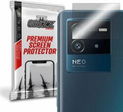 GrizzGlass Set 2 folii protectie camera GrizzGlass HybridGlass pentru Vivo iQOO Neo 6 SE, Transparent (GRZ2432)
