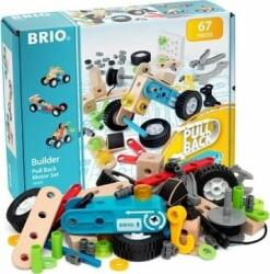 BRIO Brio Builder Zestaw z Silniczkiem Pull Back 67 el (0345957) Trenulet
