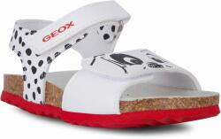 GEOX Sandale Geox B Sandal Chalki Girl B452RB 0003W C0404 White Black