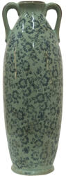 Clayre & Eef Vaza flori ceramica verde 16x45 cm (6CE1393L)
