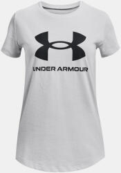 Under Armour UA G Sportstyle Logo SS Tricou pentru copii Under Armour | Gri | Fete | 122 - bibloo - 100,00 RON