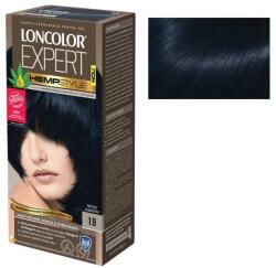 LONCOLOR SHORT LIFE - Vopsea Permanenta pentru Par Loncolor Expert HempStyle, nuanta 1.9 negru albastru