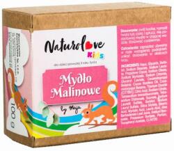 Naturolove Săpun natural cu glicerină și aromă de zmeură - Naturolove Kids by Maja 100 g