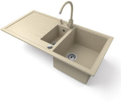 NERO Solarys + High-arc Faucet + dispenser beige