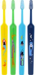 TePe Periuțe de dinți pentru copii, albastru + albastru + verde + galben - TePe Kids Extra Soft 4 buc