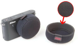 OP/TECH USA Hood Hat PK-Micro objektív-védősapka palacsintaobjektívekre, átm. 5-6, 3 cm, fekete