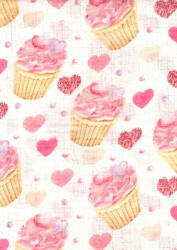 Mintás textil pelenka 1db-os - muffin - babastar