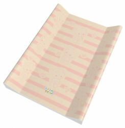  Babastar merev pelenkázó lap 50*70 cm - Rózsaszín apró maci + pillangó