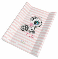 Babastar puha 2 ékes pelenkázó lap 50*70 cm - Rózsaszín zebra - babastar