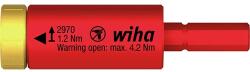 Wiha easyTorque electric nyomaték adapter slimBitekhez és slimVario bittartóhoz bliszteres csomagolásban 1.2 Nm (46402) VDE (46402)