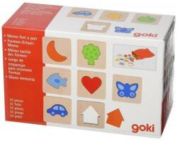 Goki Joc de memorie Texturile Goki, 6 x 6 cm, 32 piese (GOKI56968)