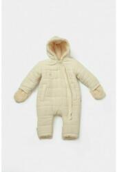 BabyCosy Salopeta de iarna pentru bebelusi, Winter muselin, 100% bumbac - Stone, BabyCosy (Marime: 18-24 Luni) (BC-CSYM7051-18)