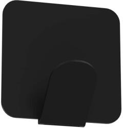 Luminex Fali kampó 4x4 cm fekete 9856 (LU9856)