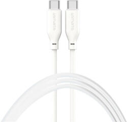 4smarts High FlexUSB-C / USB-C Szilikon kábel, 60W 1.5m fehér (4S468761)
