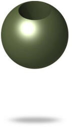 SBS Rubber And Bead Green 6 (gumigyöngy) (sbsrb06g)