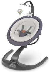 Lionelo Rina 360° elektromos pihenőszék és hinta - Grey concrete - baby-life