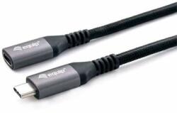 Equip 128370 cabluri USB 0, 5 m USB 3.2 Gen 2 (3.1 Gen 2) USB C Negru (128370)