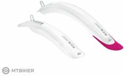 Kellys FOGGY sárvédé szett, fehér/rózsászin