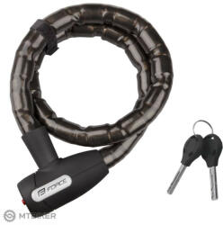 FORCE Lock Lux, spirál, link, tartó nélkül, 100 cm / 25 mm, fekete