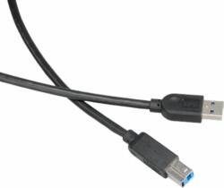 Akasa AK-CBUB01-15BK USB-A apa - USB-B 3.0 Adat és töltő kábel - Fekete (1.5m) (AK-CBUB01-15BK)