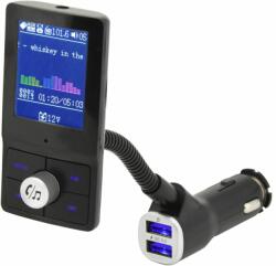 COMPASS Hands free FM transmitter LCD COLOR (07722)