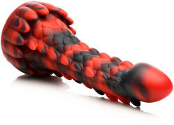 Creature Cocks Demon Rising Scaly Dragon Silicone Dildo Red Dildo