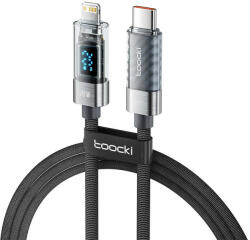 Toocki Cablu USB-C la Lightning Toocki, 1m, 20W (gri) (054346)