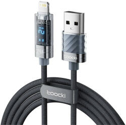 Toocki Cablu USB la Lightning Toocki, 1 m, 12 W (gri) (054347)