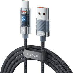 Toocki Cablu Toocki USB la USB-C, 1 m, 66 W (gri) (054348)