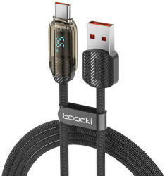 Toocki Cablu Toocki USB la USB-C, 1 m, 66 W (negru) (054230)