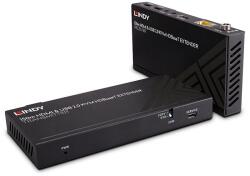 Lindy 150m Cat. 6 HDMI 4K60 USB 2.0 & IR HDBaseT KVM Extender (39384)