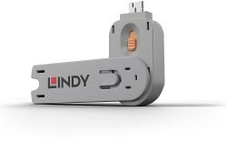 Lindy 40623 USB(Type-A) narancs Port Blocker vakdugó szerszám