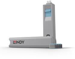 Lindy 40465 4db USB(Type-C) kék Port Blocker vakdugó szerszámmal