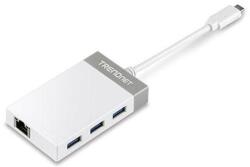 TRENDnet TUC-ETGH3 USB 3.0 HUB (3+1 port) - fehér (TUC-ETGH3) (TUC-ETGH3)