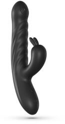 Crushious Lapin Iepuras Vibrator cu Impingeri Negru Se Misca Inainte si Inapoi Pana nu Mai Poti Vibrator